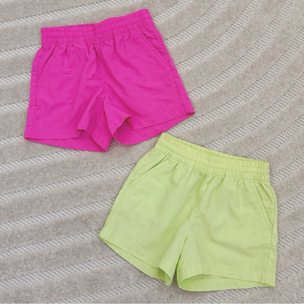 2pc Gap neon shorts, size 5
